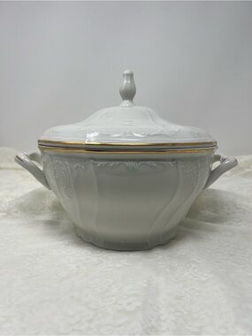 Vintage BernadotteTureen with Gold Trim